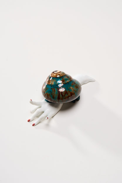 Snail Hand Sculpture