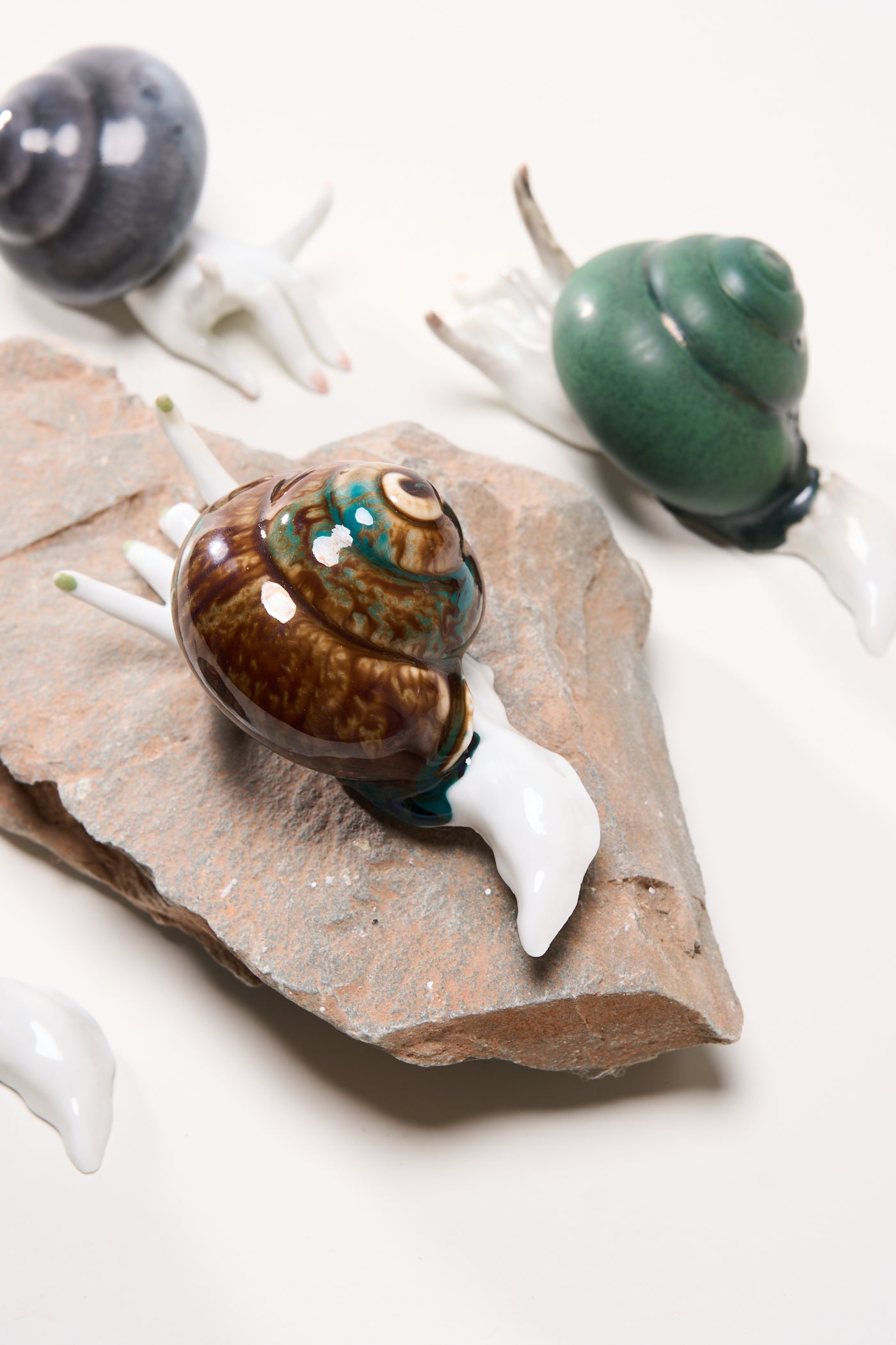 Snail Hand Sculpture