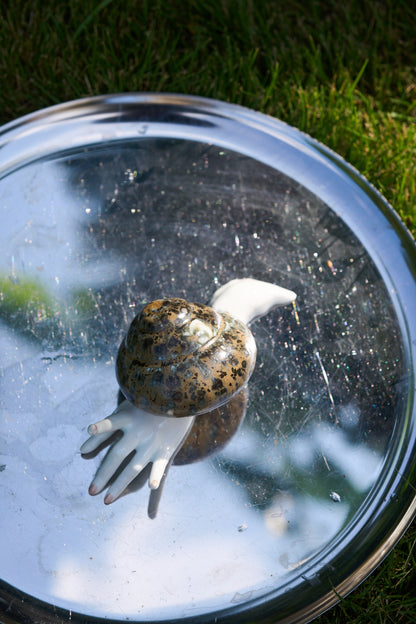 Snail Hand Sculpture