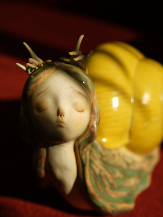 Girl with Snail Hands