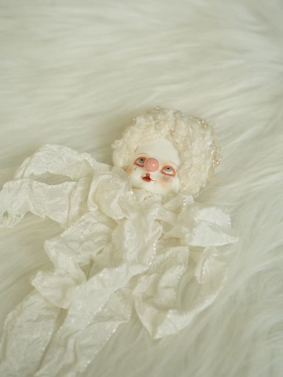 Crying Angel Doll Brooch