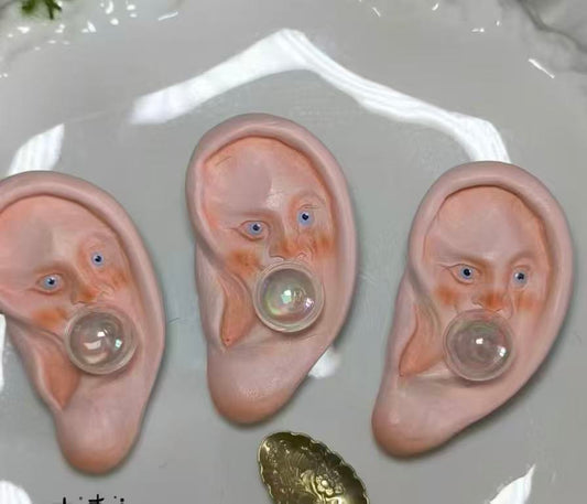 Ear Bubble Brooch