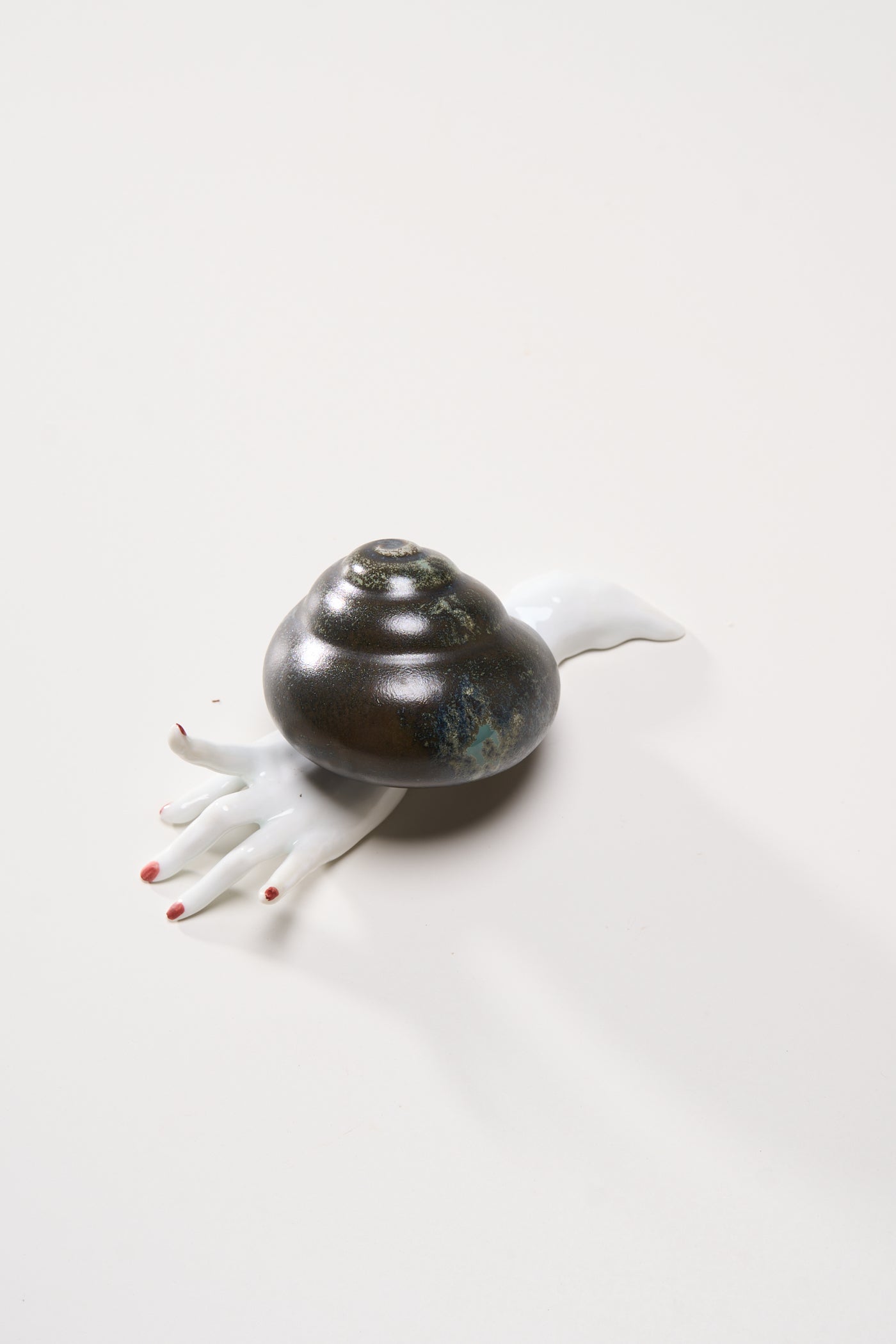 Snail Hand Sculpture