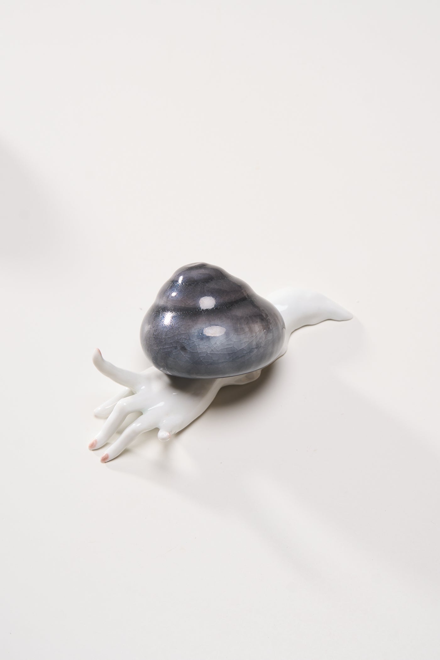 Snail Hand Sculpture