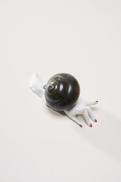Snail Hand Sculpture
