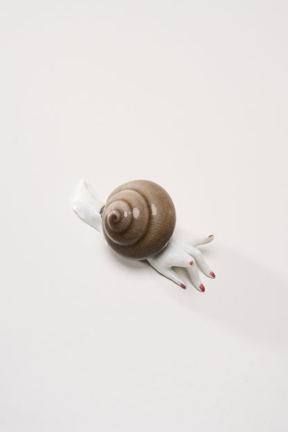 Snail Hand Sculpture