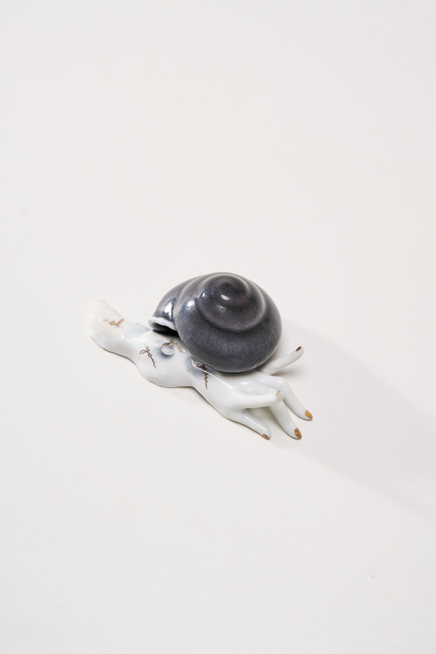 Snail Hand Sculpture