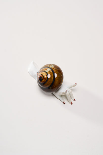Snail Hand Sculpture