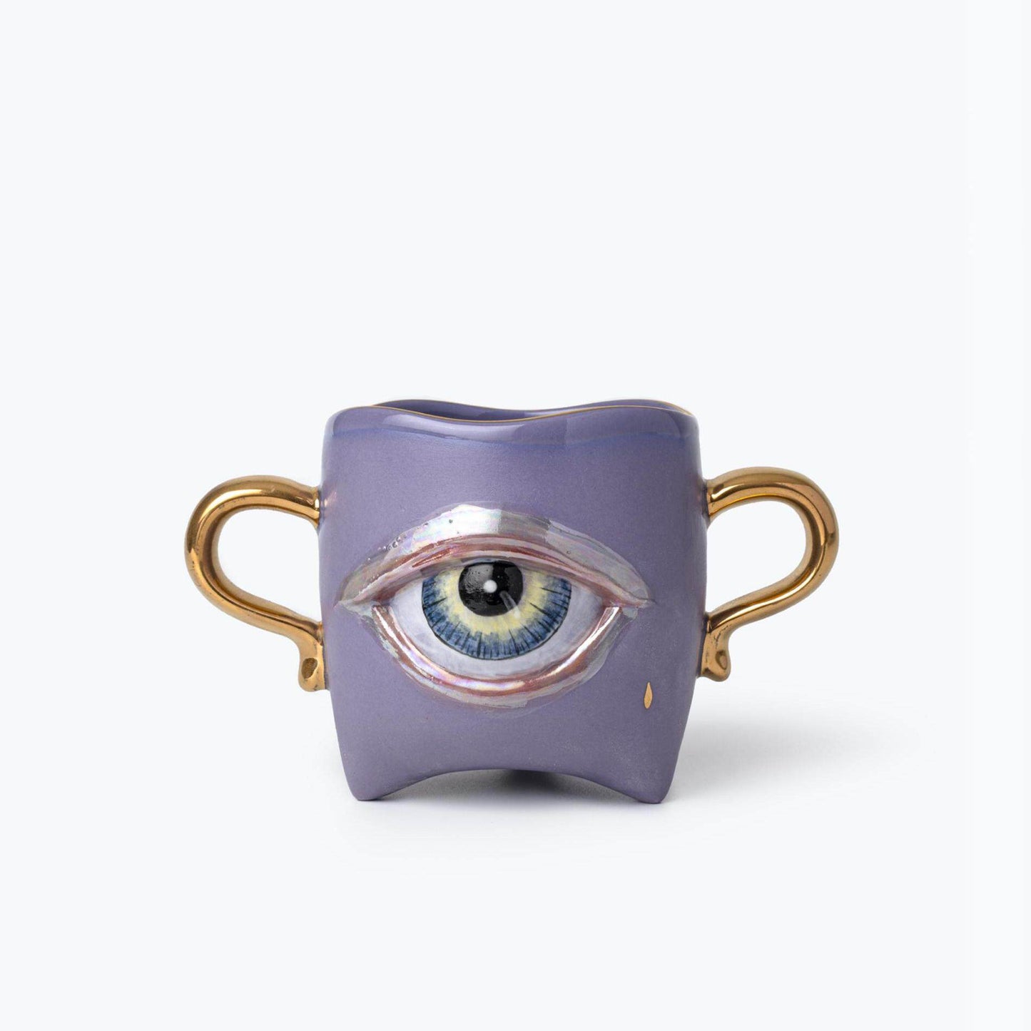 Alien baby Mug – ‘ Moon’(gold handle)