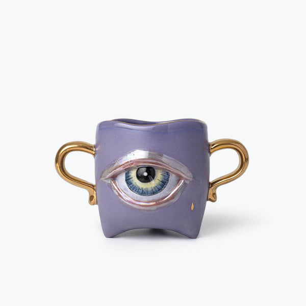 Alien baby Mug – ‘ Moon’(gold handle)